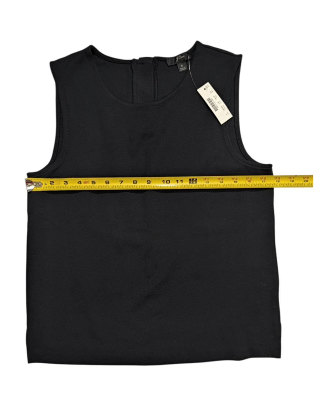 J.Crew Jeweled Button Back Ponte Shell Top Small - Picture 8 of 11